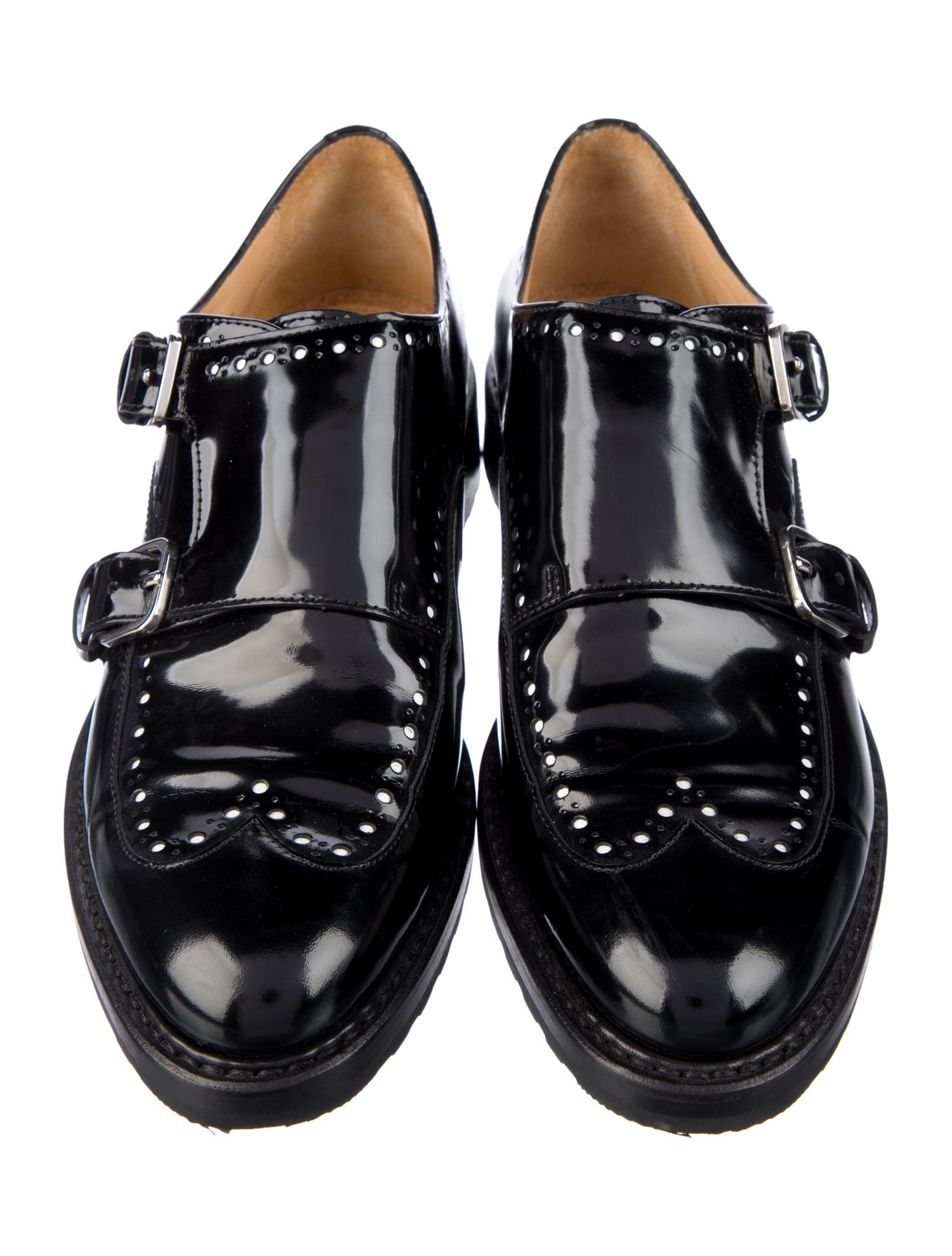 The Office of Angela Scott Patent Leather Oxfords